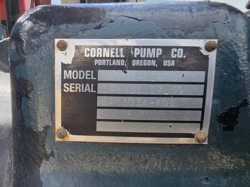 8.3L Cummins with 4NHTB Cornell Pump Power Unit