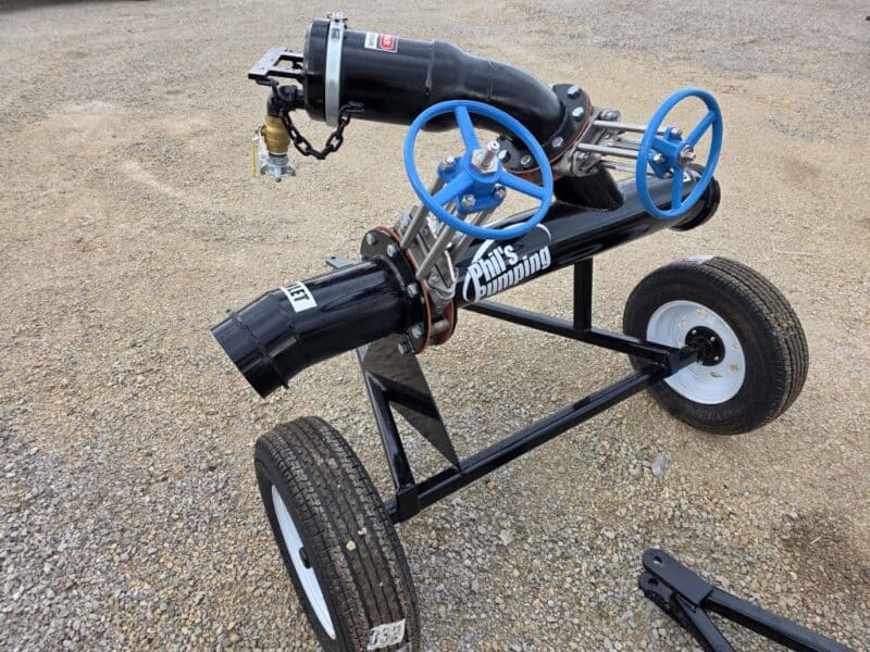 New 8″ Phil’s Inline Pig Launcher