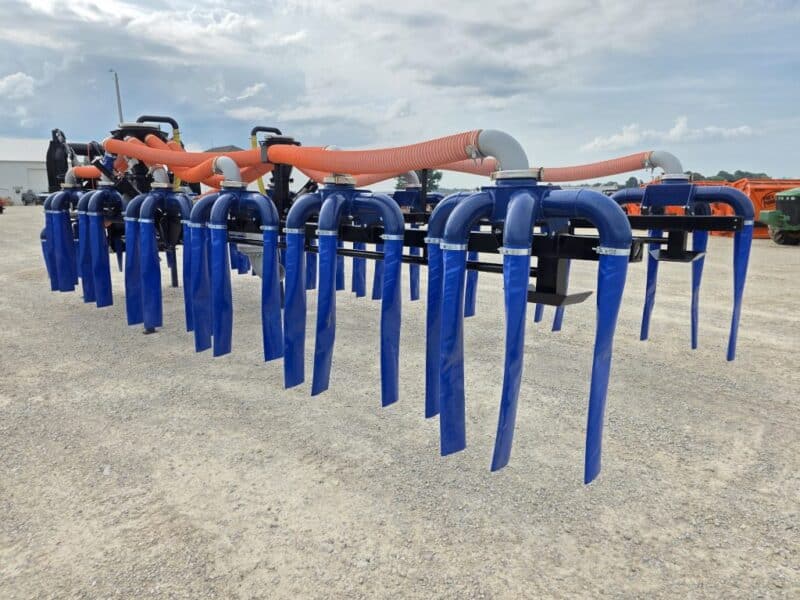 New 56′ Dribble Bar w. H.D. 8″ Stinger w. Mini Manifolds to 4″ Hoses