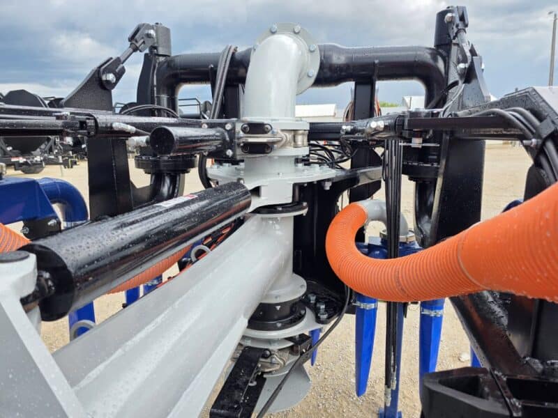 New 48′ Dribble Bar w. H.D. 8″ Stinger w. Mini Manifolds to 4″ Hoses
