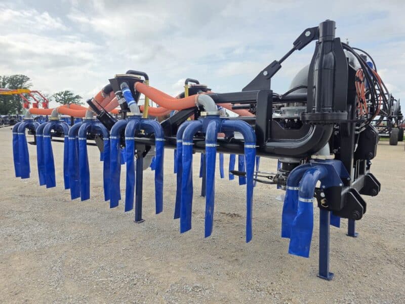 New 48′ Dribble Bar w. H.D. 8″ Stinger w. Mini Manifolds to 4″ Hoses