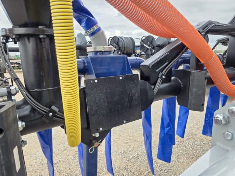 New 48′ Dribble Bar w. H.D. 8″ Stinger w. Mini Manifolds to 4″ Hoses