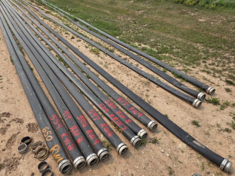 7647Ft of 8″ TPU Supply Hose with Coupler Sets