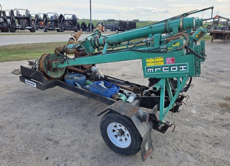 (2) 8′ Houle Pit Pumps and Trailer