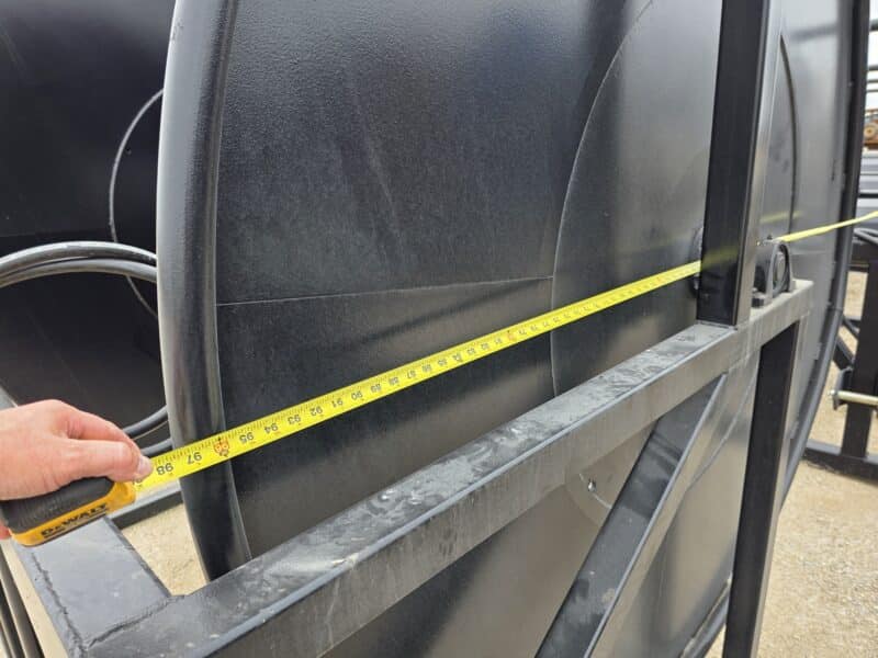 3 Pt Hose Reel Holds 1 Mile of 6″