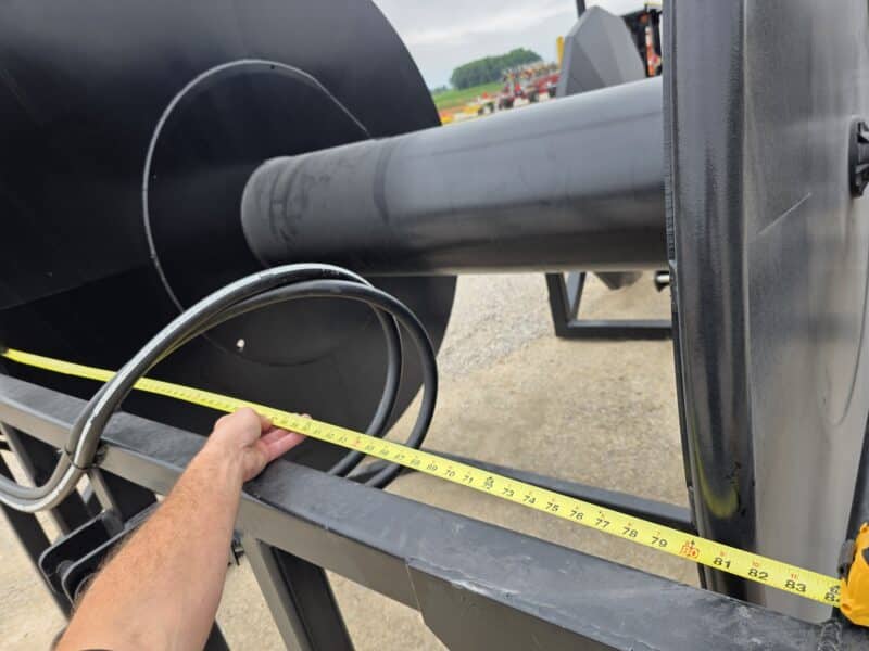 3 Pt Hose Reel Holds 1 Mile of 6″