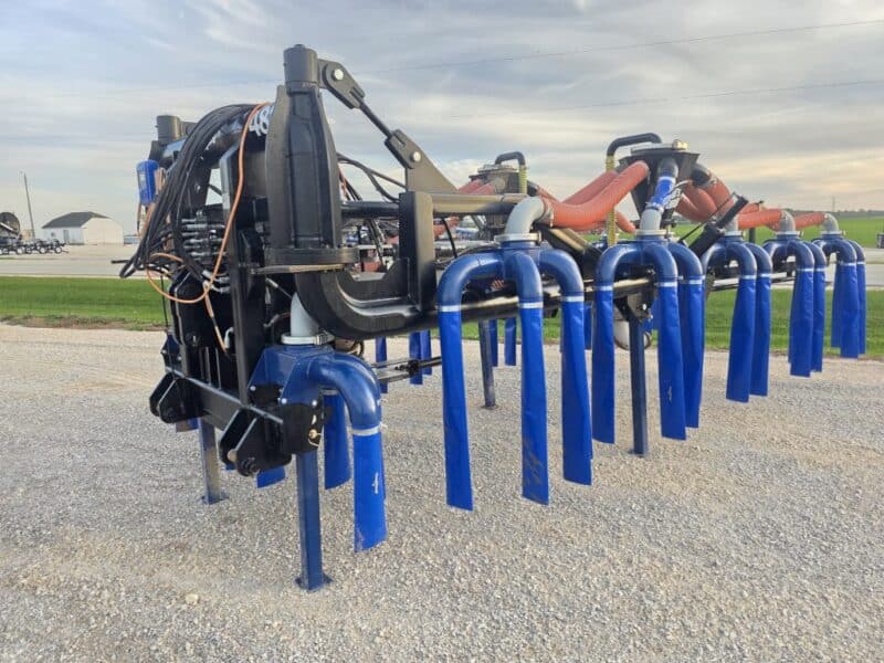 Lightly Used 48′ Dribble Bar w. H.D. 8″ Stinger w. Mini Manifolds to 4″ Hoses