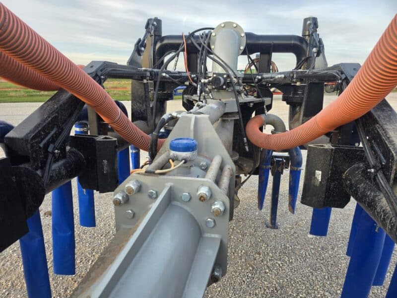 Lightly Used 48′ Dribble Bar w. H.D. 8″ Stinger w. Mini Manifolds to 4″ Hoses