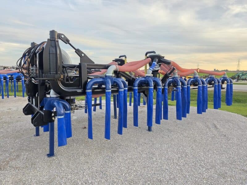 New 56′ Dribble Bar w. H.D. 8″ Stinger w. Mini Manifolds to 4″ Hoses