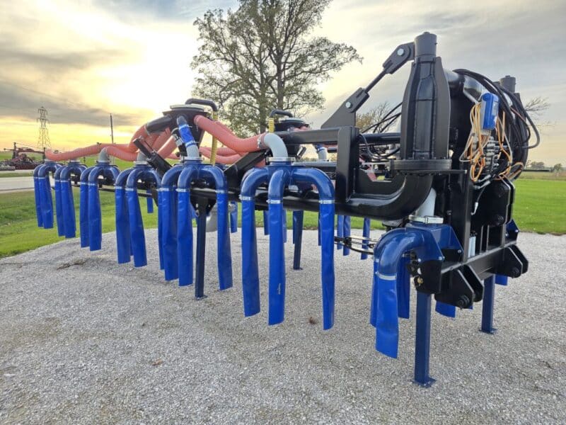 New 56′ Dribble Bar w. H.D. 8″ Stinger w. Mini Manifolds to 4″ Hoses