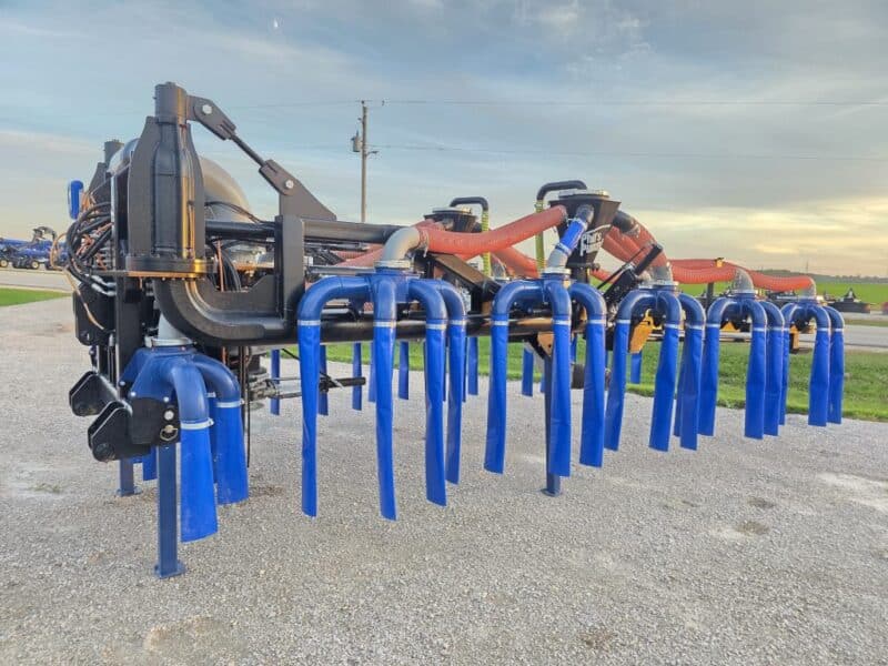 Lightly Used 48′ Dribble Bar w. H.D. 8″ Stinger w. Mini Manifolds to 4″ Hoses