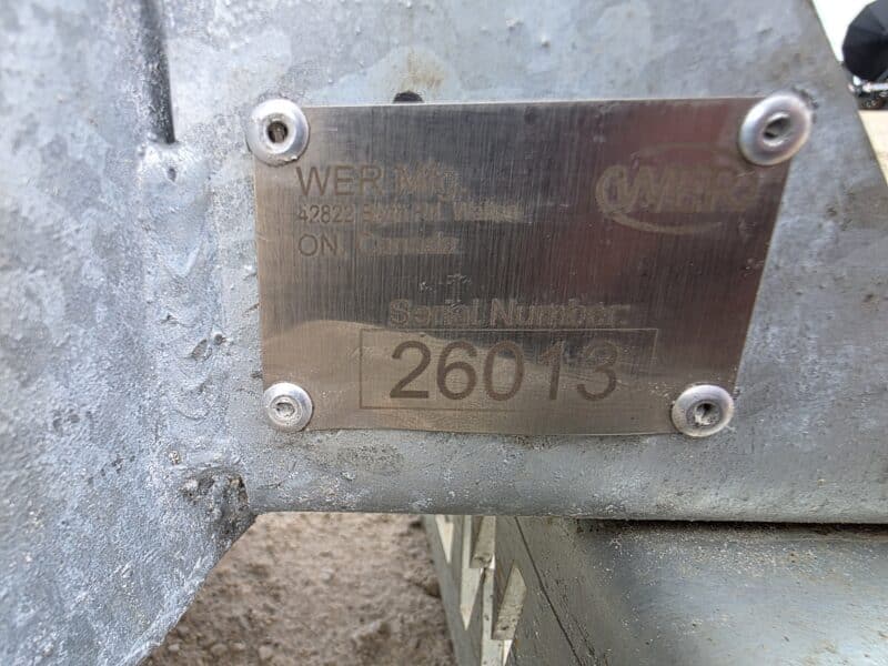 26013 WER 4500 Inline Manure Chopper Unit