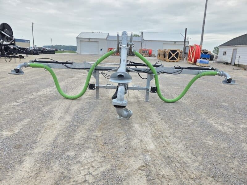 WER 60′ Splash Pan with Folding Wings-3 Nozzle