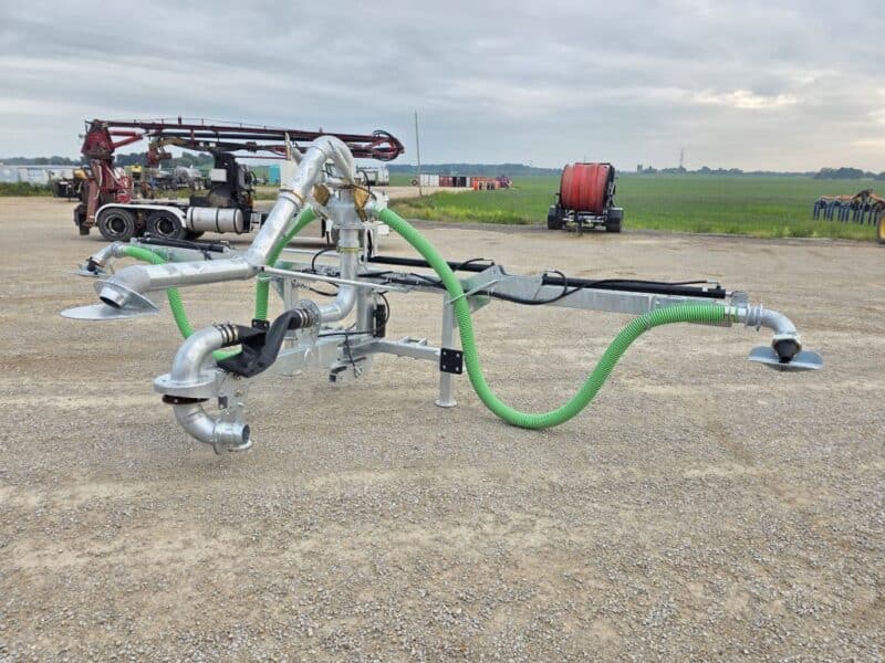 WER 60′ Splash Pan with Folding Wings-3 Nozzle