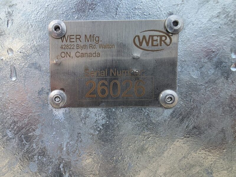 WER 60′ Splash Pan with Folding Wings-3 Nozzle