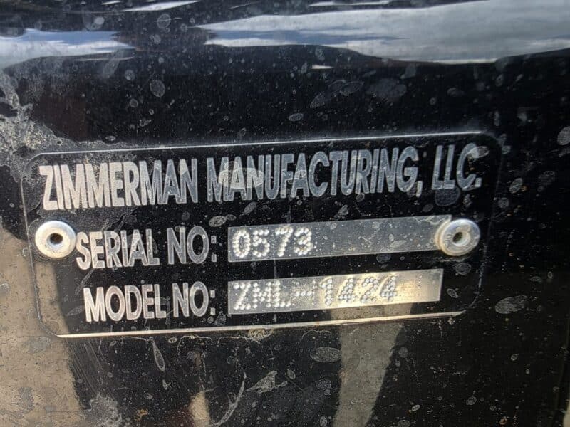 300 Acres on 28′ ZML 1424 Toolbar w. 14 Red Viper Gen 4 Row Units w. 6″ Stinger