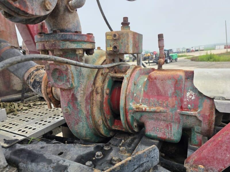 Truck Mounted Manure Dragline Pump with Hydraulic Pump on Boom