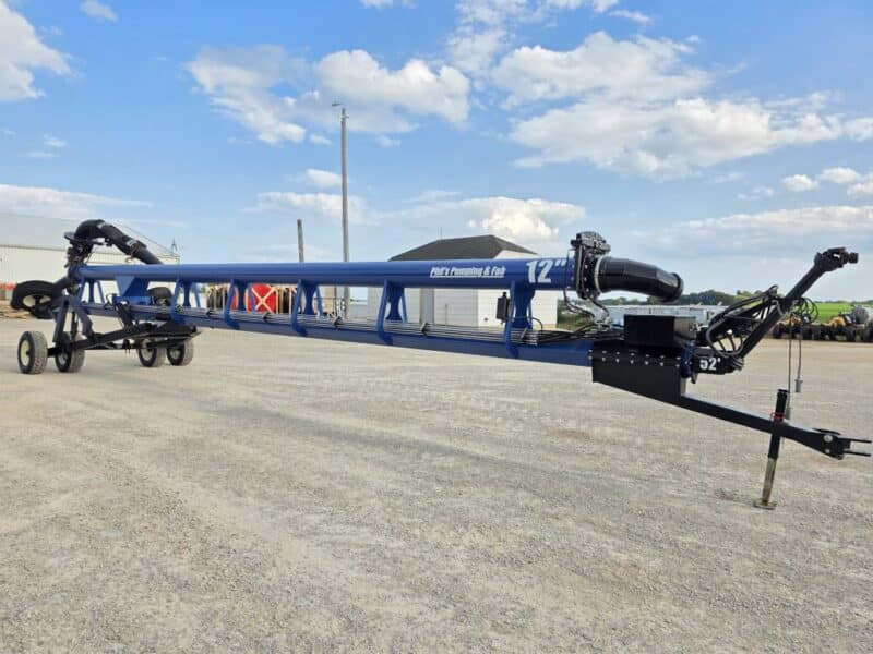 1 Year Old 52ft Phil’s 12″ Turbo Blaster Lagoon Pump w/ 10″ Agitation Gun & Outrigger Wheels