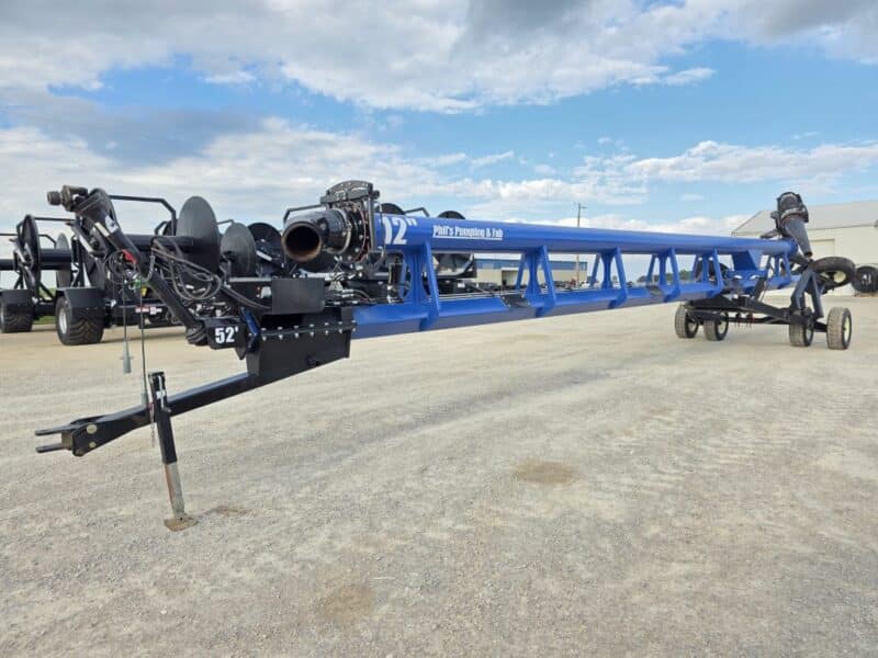 1 Year Old 52ft Phil’s 12″ Turbo Blaster Lagoon Pump w/ 10″ Agitation Gun & Outrigger Wheels