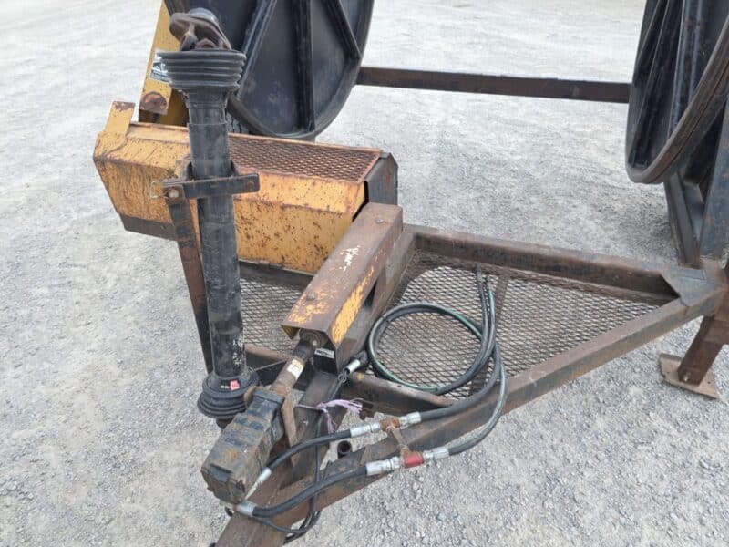 Hydraulic and PTO Driven Hose Reel Holds 1 mile of 6″