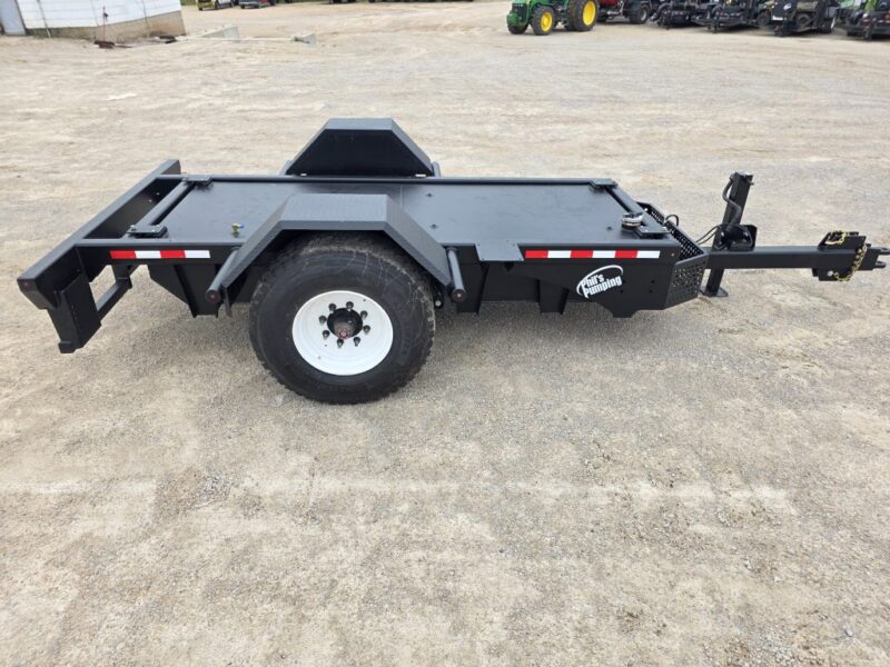 Single Axle Pump Trailer No Ramps