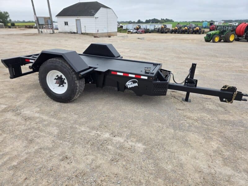 Single Axle Pump Trailer No Ramps