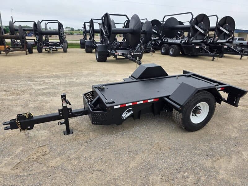 Single Axle Pump Trailer No Ramps