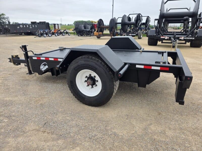 Single Axle Pump Trailer No Ramps