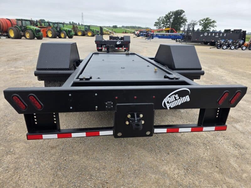 Single Axle Pump Trailer No Ramps