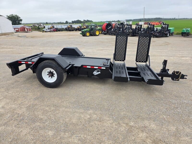 Single Axle Pump Trailer w. UTV Ramps