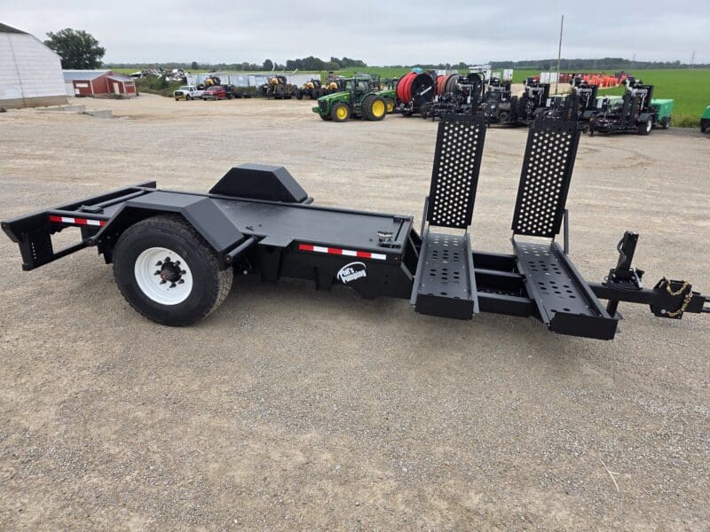 Single Axle Pump Trailer w. UTV Ramps
