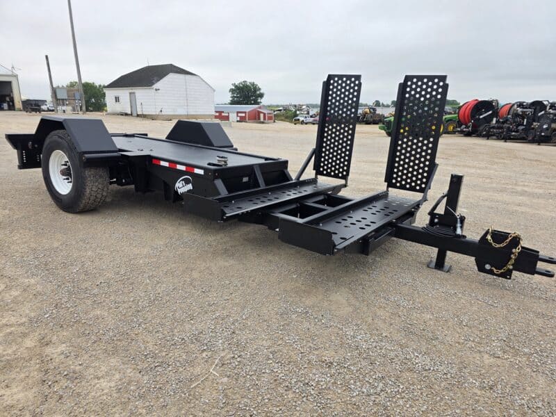 Single Axle Pump Trailer w. UTV Ramps