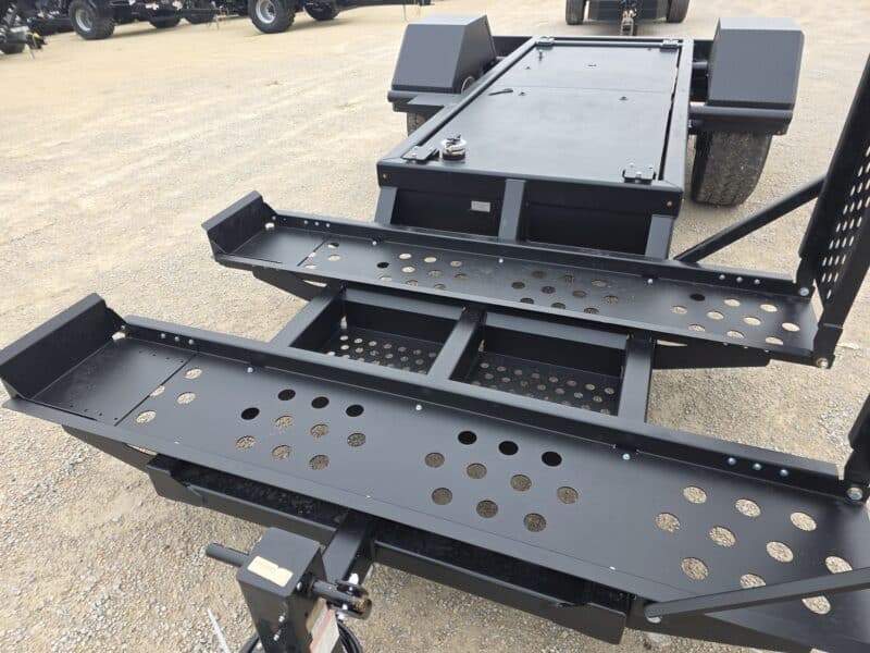 Single Axle Pump Trailer w. UTV Ramps