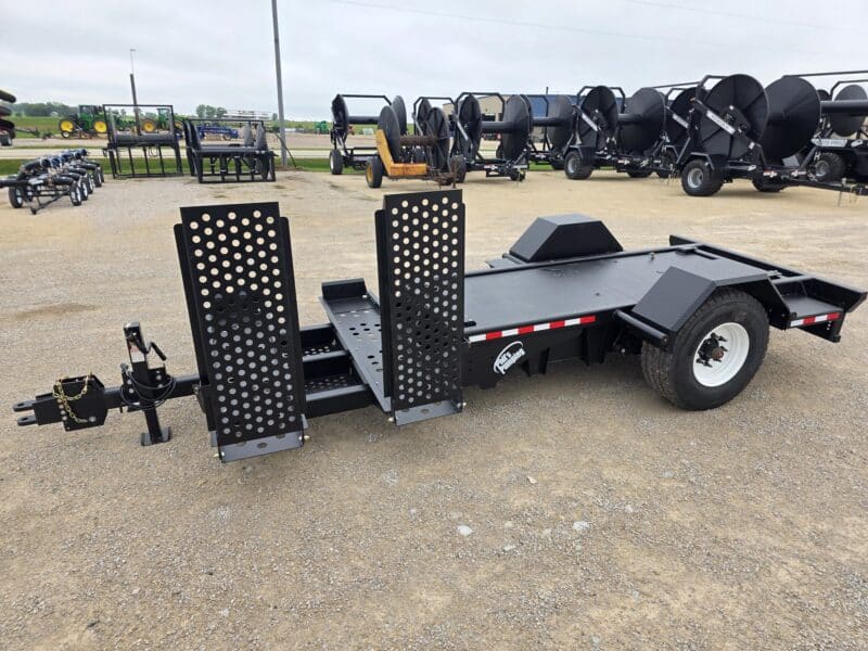 Single Axle Pump Trailer w. UTV Ramps