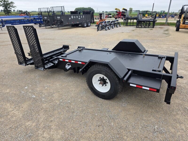 Single Axle Pump Trailer w. UTV Ramps