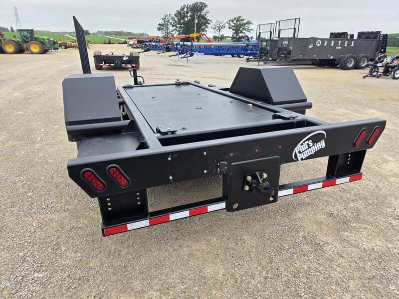 Single Axle Pump Trailer w. UTV Ramps