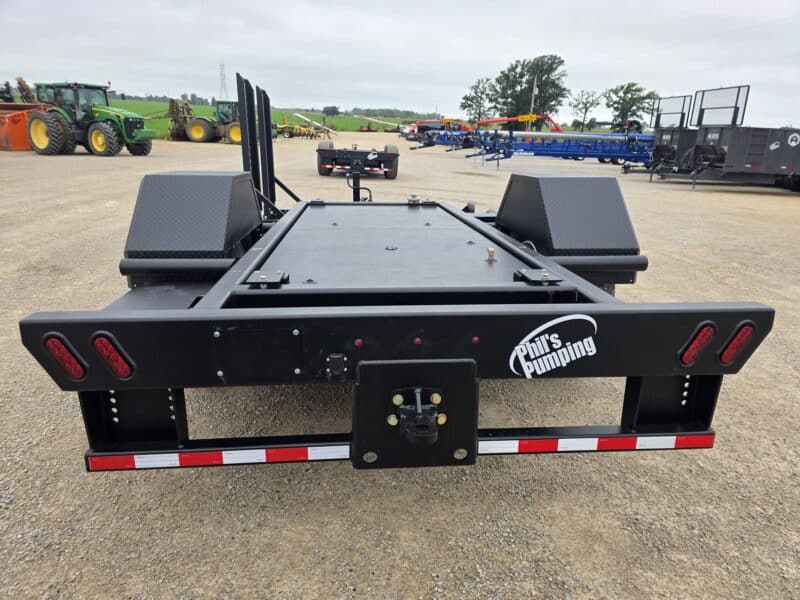Single Axle Pump Trailer w. UTV Ramps
