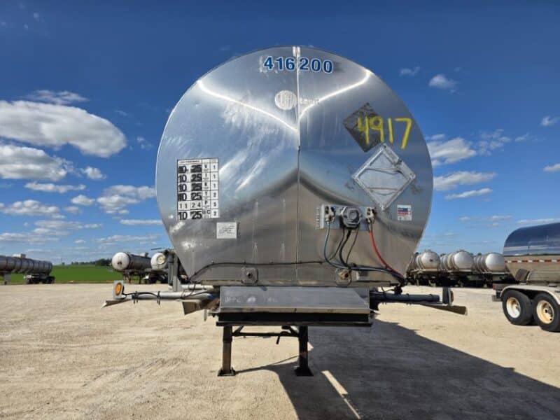 U-4917 1998 Brenner 7000 Gallon Stainless Steel Semi Tanker