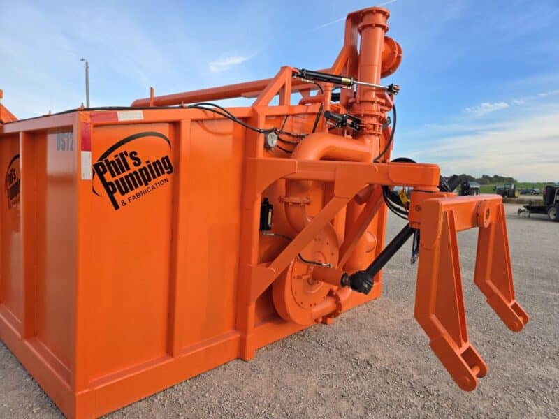 Phil’s DS1230 16,000 Gallon Pumping Dumpster High Volume Pump w. Load Stand.