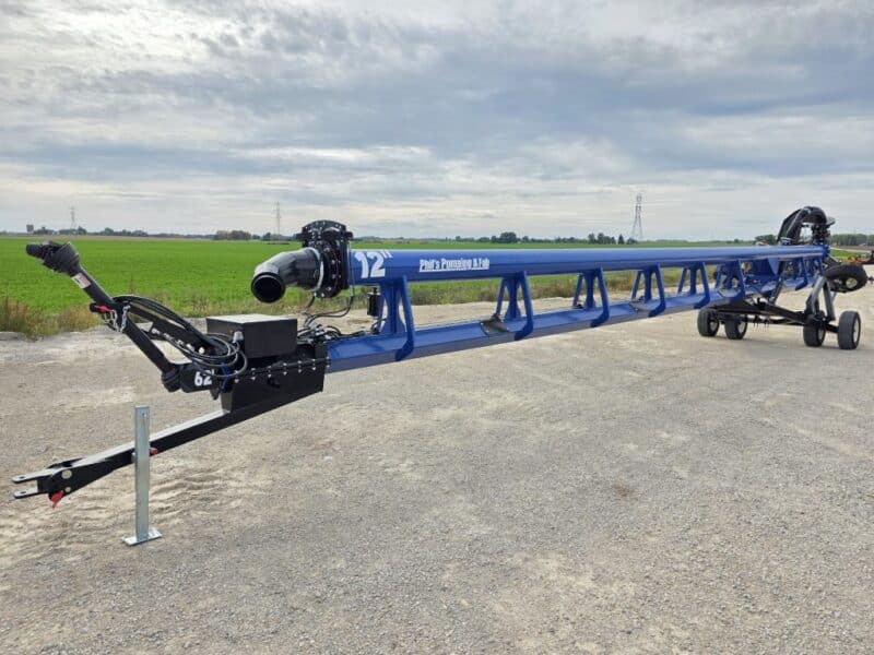 New 62ft Phil’s 12″ Turbo Blaster Lagoon Pump w/ 10″ Agitation Gun & Outrigger Wheels